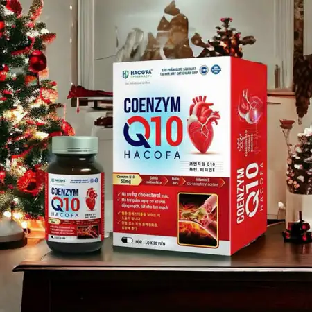 Viên uống COENZYM Q10 HACOFA hỗ trợ chức năng tim mạch (30 viên)