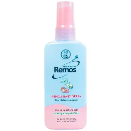 Remos baby xịt Hương khuynh diệp